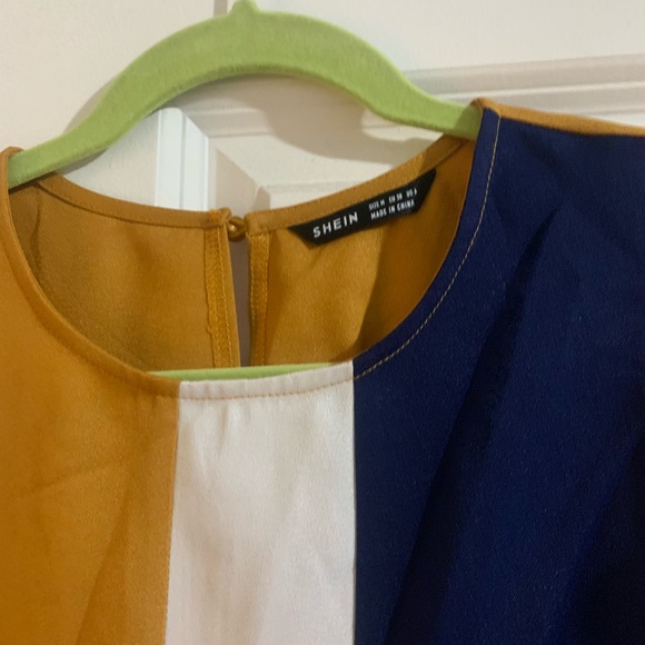 NWT Shein Color block Dress - Picture 3 of 6